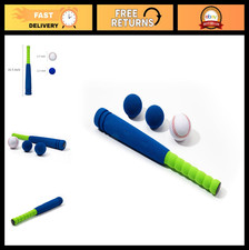 Soft Foam Kids Baseball Bat Set with 3 Balls,...