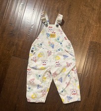 Vintage Oshkosh Overalls zoo animals size 18M boys