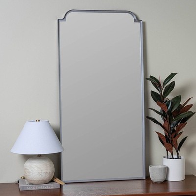Heidi Silver 23 3/4'' x 47 1/2'' Rectangular Wall Mirror