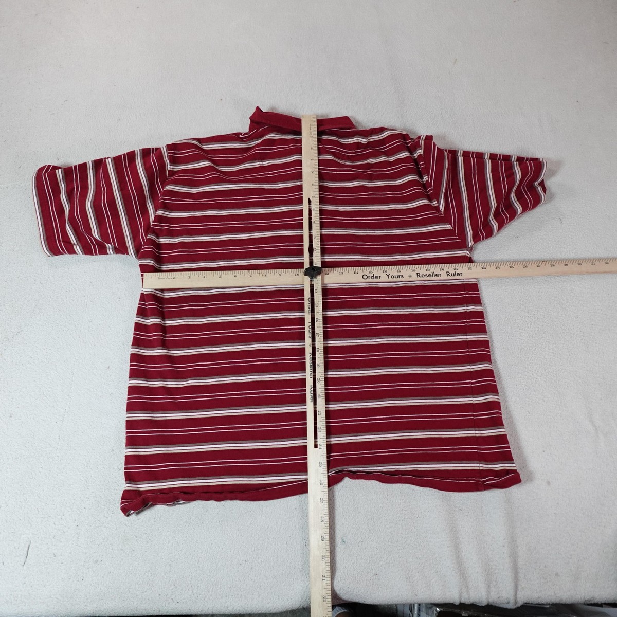 Y2K Point Zero Polo Shirt Mens XL Striped Skate Street Embroidered
