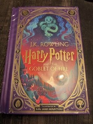 Harry Potter Goblet of Fire Illustrated J.K. Rowling Karl Interactive Book