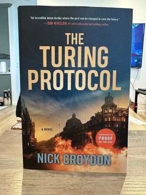 The Turing Protocol Nick Croydon 12/25 NEW ARC Paperback Psychological Thriller