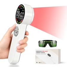 Handheld Red Light Therapy Device   Near Infrared Wand for Face  Body with 5...
