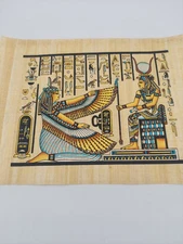 Handmade Egyptian Papyrus with vivid color designs.