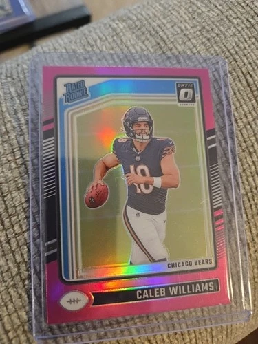 2024  Donruss Optic Rated Rookie Caleb Williams #201 Pink Prizm (RC) please read