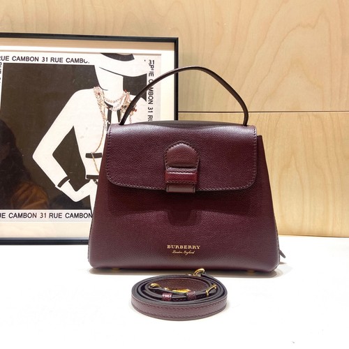 BURBERRY handbag Meduim Camberley Tote Bag leather Red plain