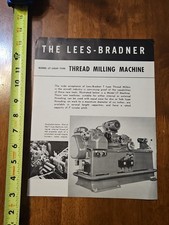LEES BRADNER LIGHT TYPE THREAD MILLING MACHINE 1 PAGE ADVERTISMENT