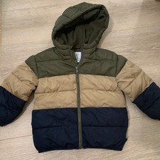 Baby Gap Boys , 5 years Blue /green/ beige Coat Gap Coldcontrol Winter Used