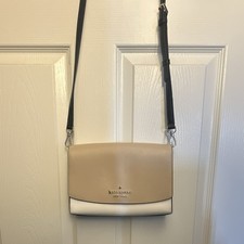Kate Spade New York Colorblock Beige/White Sm...