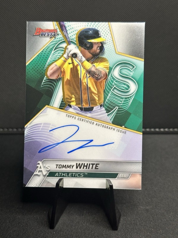 2025 Bowman's Best Tommy White Auto #B25-TWH (AU, RC) A’s
