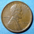 1909 VDB Lincoln Cent / Extremely Fine XF BN / Low Shipping