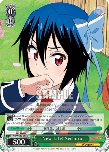 NEW LIFE! SEISHIRO NISEKOI: -False Love- Weiss Schwarz Card #NK/WE22-E13 C