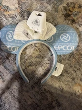 Epcot Festival Of The Holidays 2025 Figment Holiday Disney Sweater Mouse Ears