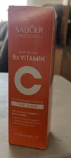 SADOER Skin Active 5x Vitamin C Whitening Brightening Face Toner 4.58 Fl Oz~NEW