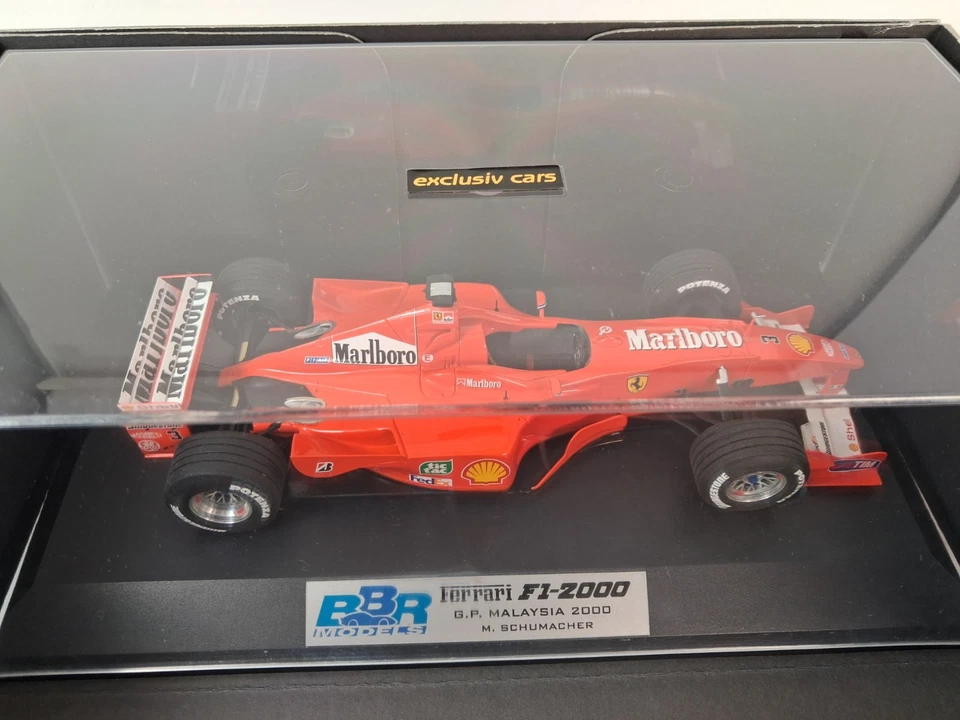 BBR Ferrari F1-2000 #3 Michael Schumacher World Champion 2000 GP Malaysia 1/20 - Immagine 2 di 4
