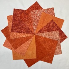 Shades of Orange 42 5" Squares Color Charm Pack