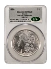 1886 - $1 Silver Morgan Dollar VAM-1A1 CAC AU Detail-Cleaned Graded 3/20/26