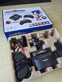 AT Games Sega Mega Drive Classic Console - Boxed & Tested - 81 Built-in Games Uk
