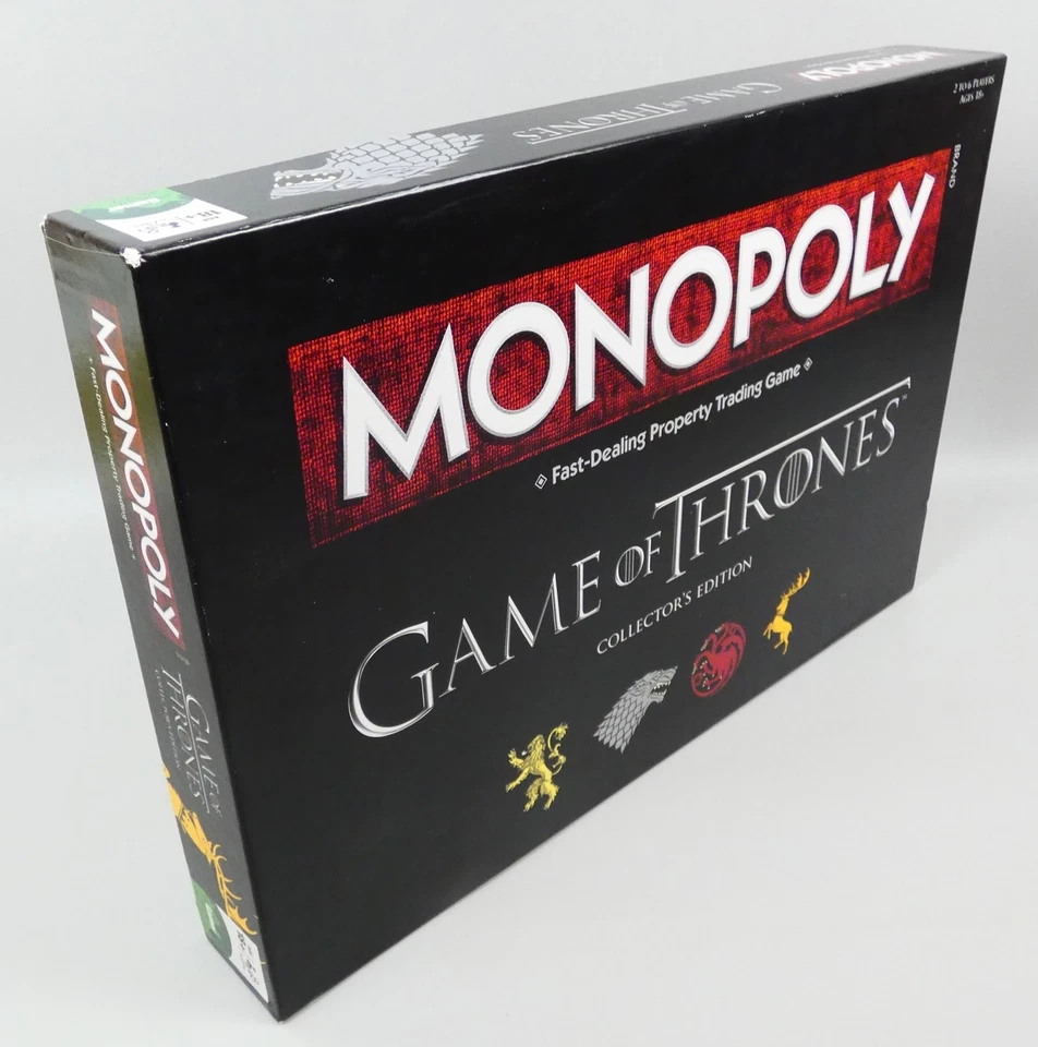 Monopoly Game Of Thrones Collector's Edition Board Game - (18+) - Complete - Image 4 of 4
