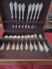 Wallace Grande Baroque Sterling Silver 40 Pc Set Service for 8  Very Nice Set