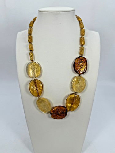 Tommasi Murano Glass Necklace Estate Find