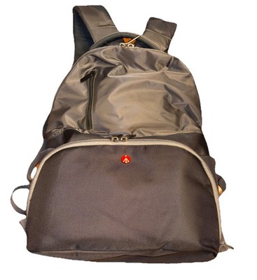 Manfrotto Active Camera Backpack Pockets Compartments Black Gray Padded Bag READ