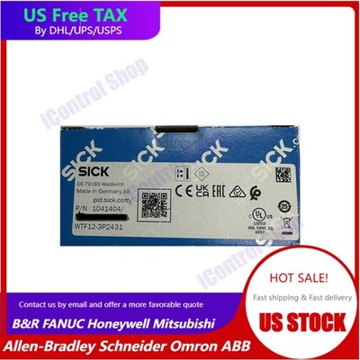 US FREE TAX  SICK WTF12-3P2431 WTF123P2431 1041404 10-30VDC Photoelectric