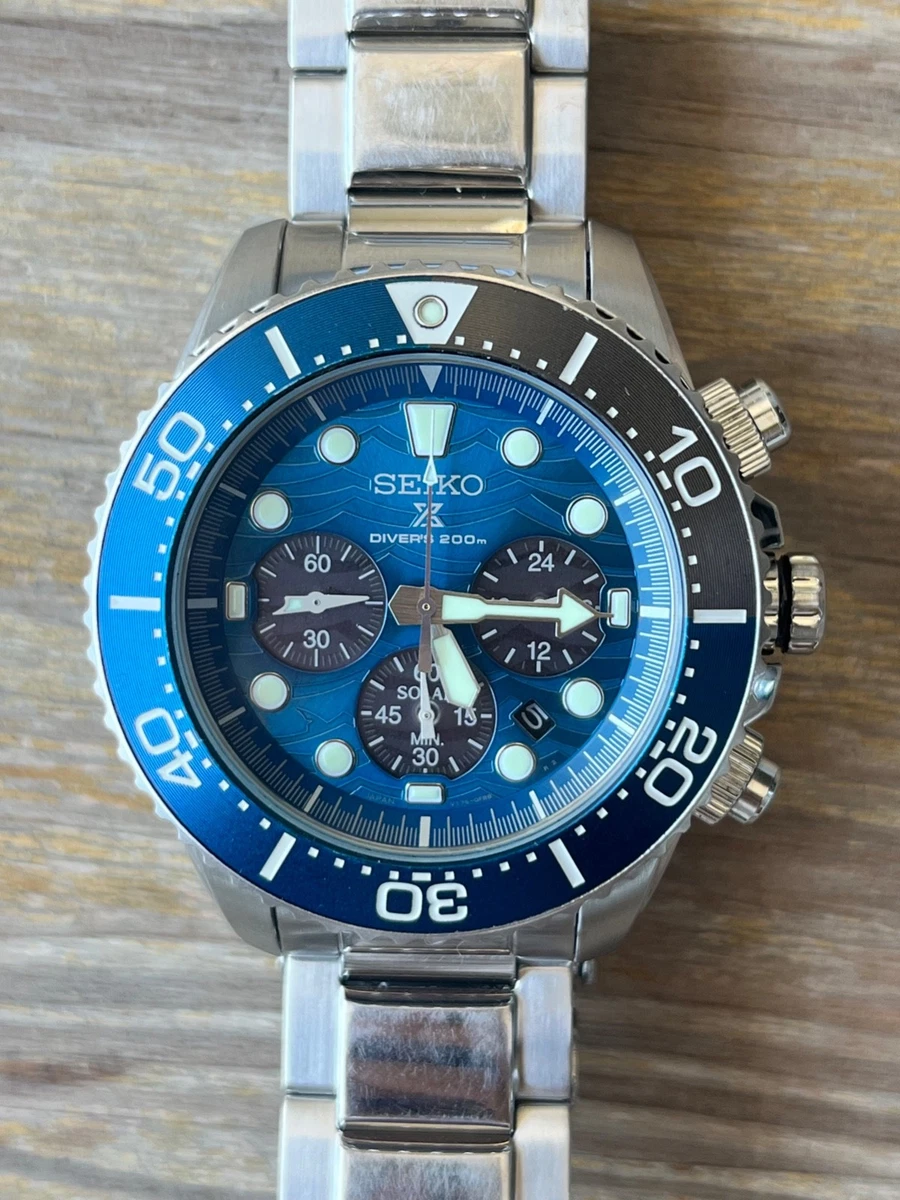 Seiko Solar Wristwatches with Chronograph for sale | eBay