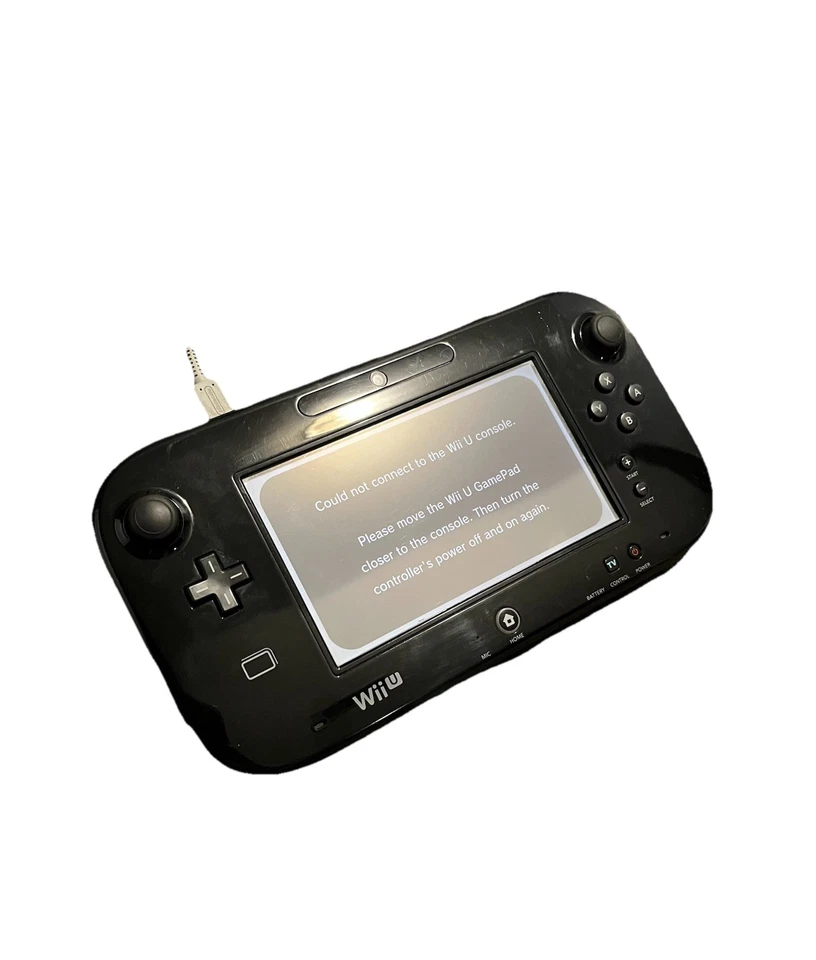 Paquete de consola Nintendo Wii U con cables Wii U GamePad y barra de sensores ¡Funciona muy bien! Foto 3 de 4