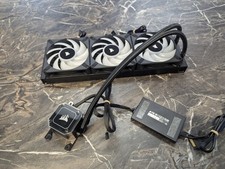 Corsair iCUE H150i Elite Capellix RGB AIO Liquid CPU Cooler, 360mm With Control