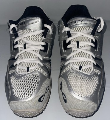 NFINITY Bioniq 2.0 Cheer Shoes Women s Silver White Black NEW 10 (G9)