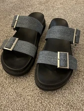 Raye Clifton Sandal Blue Denim 8