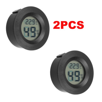 2/4 Stk Mini Thermometer Hygrometer Temperaturmesser Luftfeuchtigkeit Digital