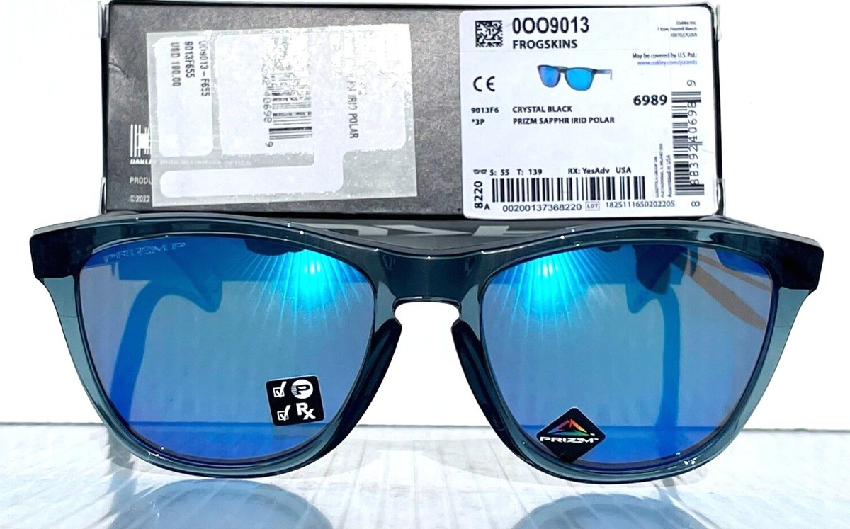 Oakley Frogskins Crystal Black Clear PRIZM POLARIZED