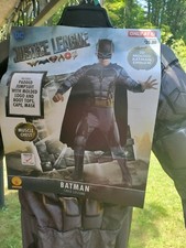 Batman Muscle Chest Halloween Costume Child Kid Boy Justice League Medium 8-10