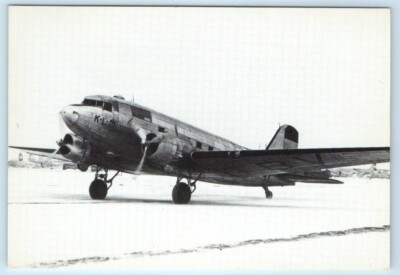 KLM Douglas C-47A Plane 4x6 Postcard