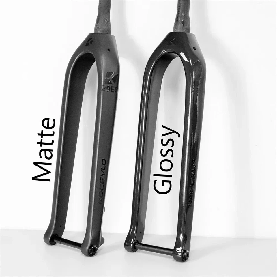 27.5 29er MTB Fork Bike Carbon Rigid Fork 110*15mm Boost  1-1/8"-1-1/2" Tapered - Image 2 of 4