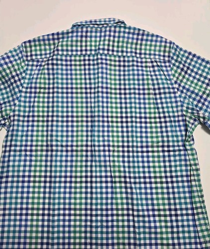 XL Southern Tide grün blau kariert klassische Passform Langarm Knopfleiste - Bild 15 von 23