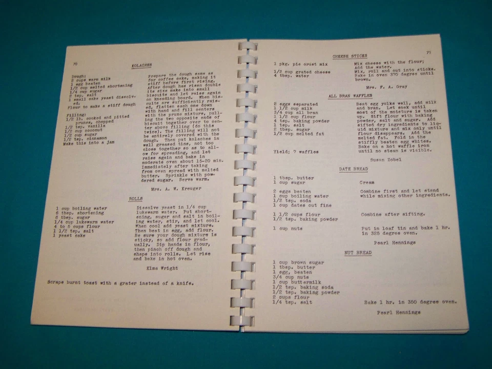 Wauwatosa WI Presbyterian Church Cook Book circa 1959 Cookbook Wisconsin - Image 3 of 4