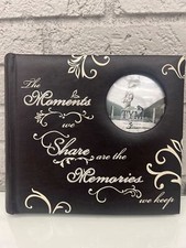 TYM Memories Brown Faux Leather With Cream Stitching Memories Photo Album