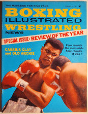 1963 Clay Muhammad Ali Boxing Illustrated Wrestling News Magazine February BR-20