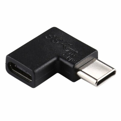Right/ Left Angled 90 Degree USB Type C Female to Male Extension ...
