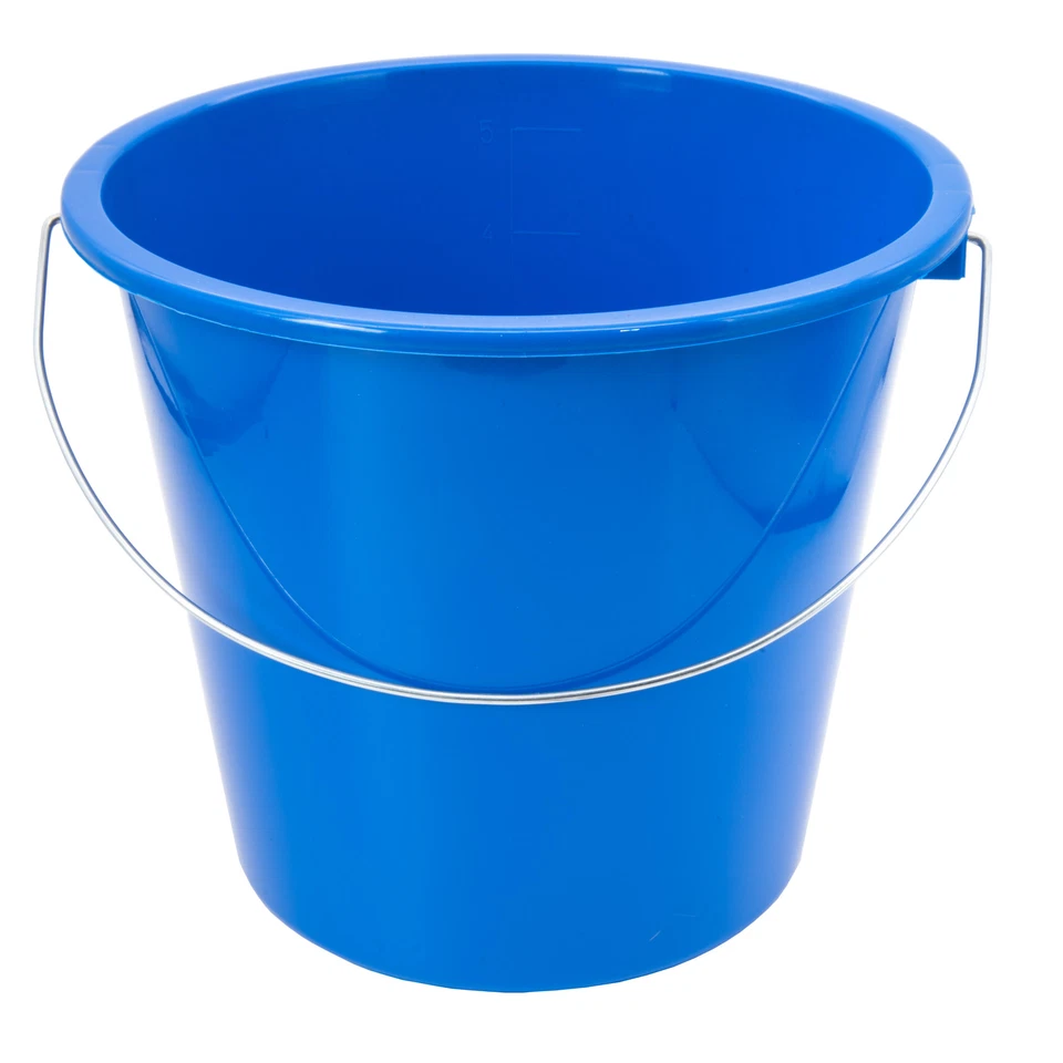 Eimer 5 Liter Putzeimer Haushaltseimer Wassereimer Kunststoffeimer Universal 5l - Bild 2 von 4
