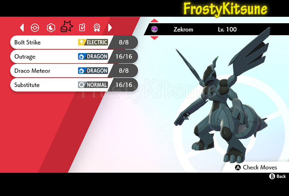 6IV Ultra Shiny Zekrom, Kyurem & Reshiram Bundle Pokemon Sword / Shield