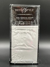 Hotel Style Egyptian Cotton-1000 Thread Count-Queen-2 Pillowcases Soft Silver