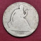 1866 S Seated Liberty Half Dollar 50c Circulated B70#42638