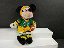 Disney Store Exclusive Football Player Mickey Mouse 8" Bean Bag Plush Animal Toy