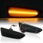 LED SIDE INDICATORS suitable for Opel Crossland X Grandland X year from 2017 | Black