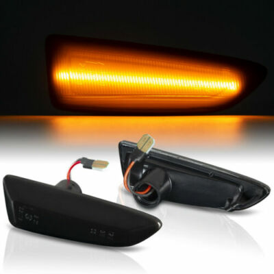 LED SIDE INDICATORS black for Opel Astra J K | Insignia B | Zafira C [71012-1]
