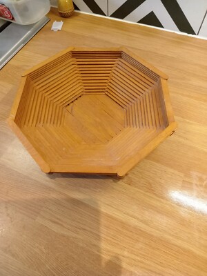 Holzkorb 22,5 cm Innenrand. 5,5 cm Tiefe